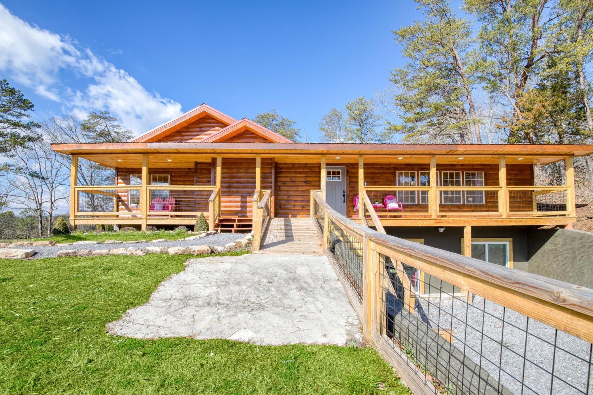 Pink Pines Avantstay Luxury Aesthetic Dream Home Indoor Pool Hot Tub Pigeon Forge Luaran gambar