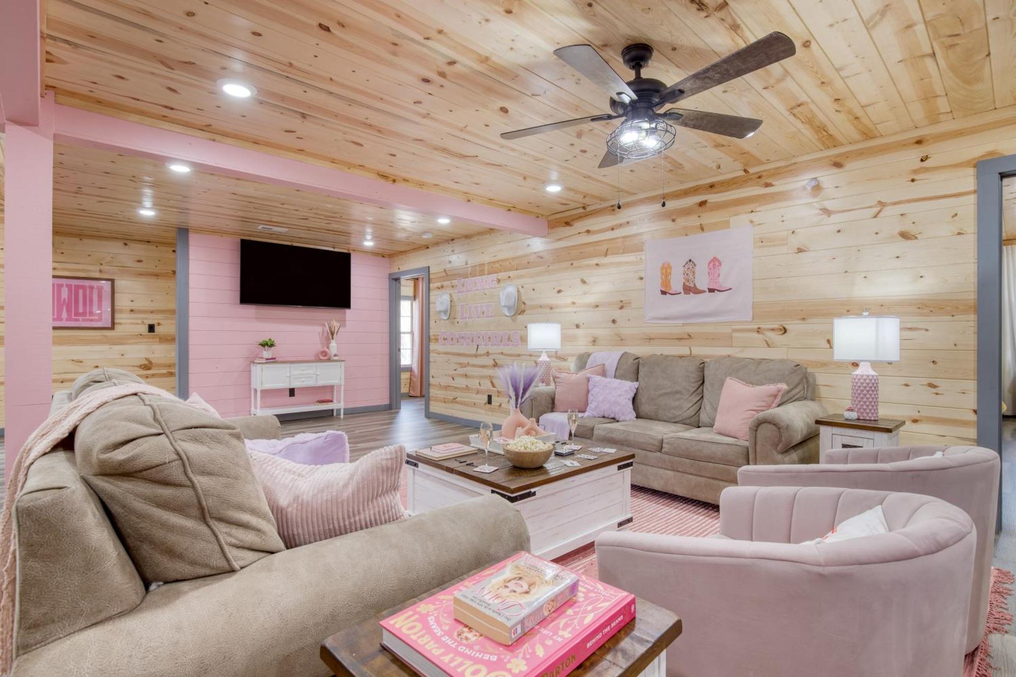 Pink Pines Avantstay Luxury Aesthetic Dream Home Indoor Pool Hot Tub Pigeon Forge Luaran gambar
